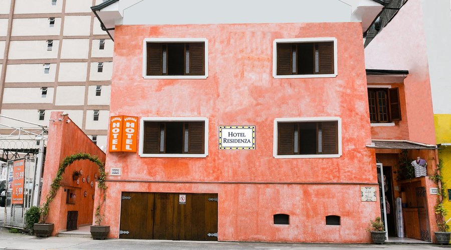 Fachada da Pousada