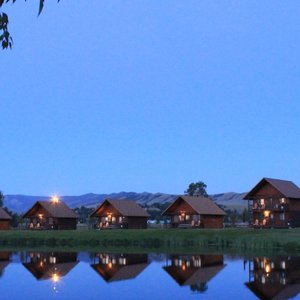 Nice relaxing night at Anglers Lodge and Cabins