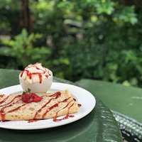 Strawberry pancake