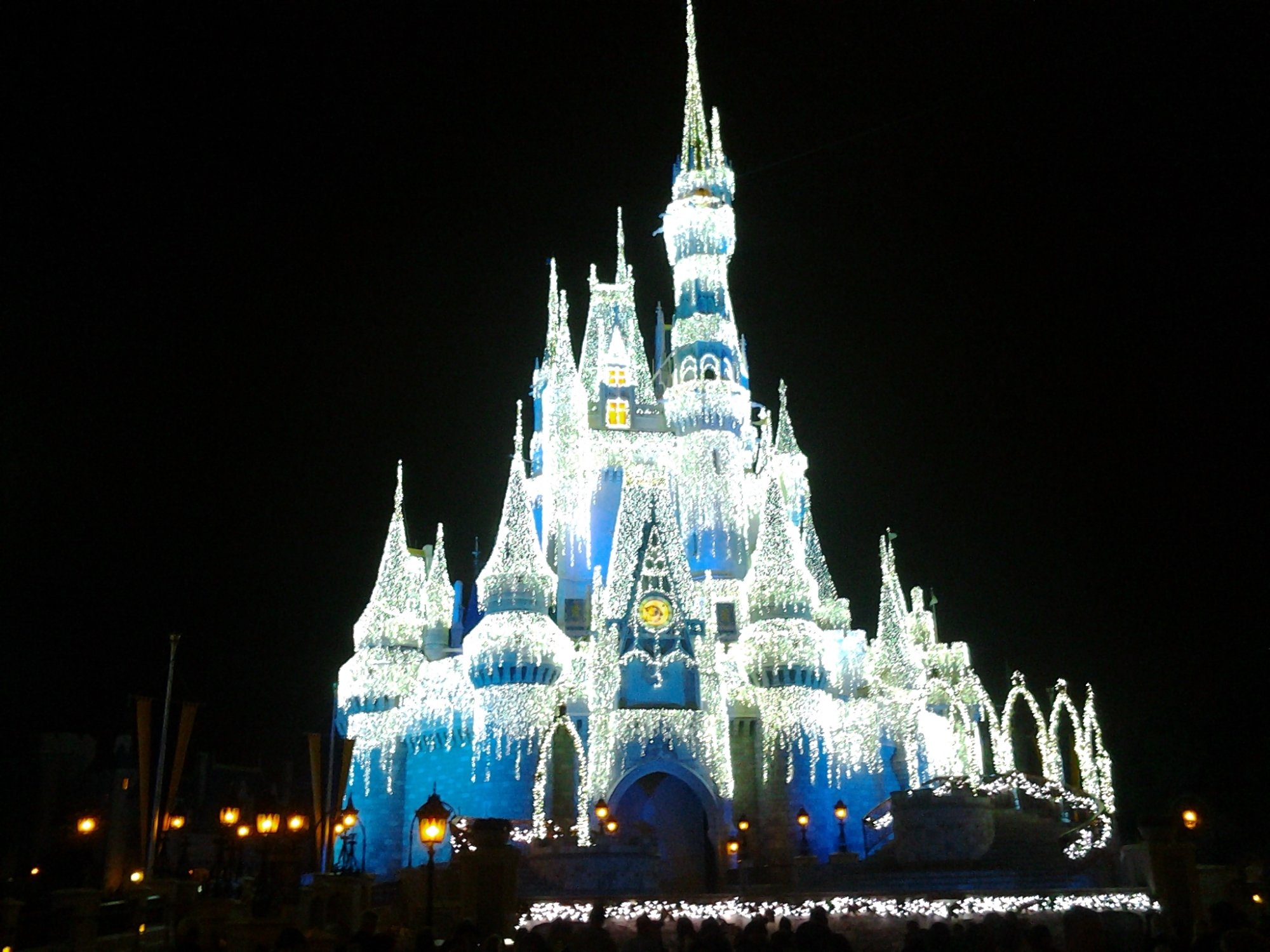 cinderella castle lamp