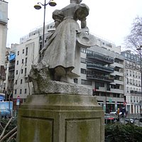 Arrière de la statue