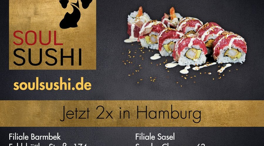 Jetzt sind wir 2 in Hamburg Soul Sushi Beef Deluxe