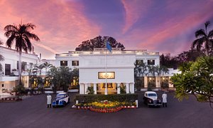 Jehan Numa Palace Hotel in Bhopal, image may contain: Villa, Hotel, Resort, Person