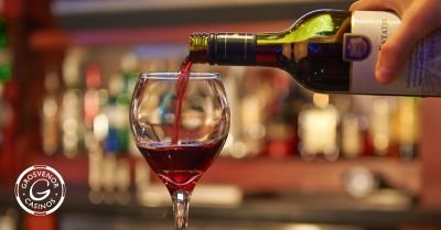 On Tuesdays Buy 2 glasses of Wine and get the rest of the bottle free