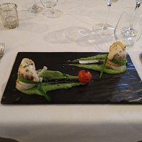 involtini di branzino con crema di broccoli e patate