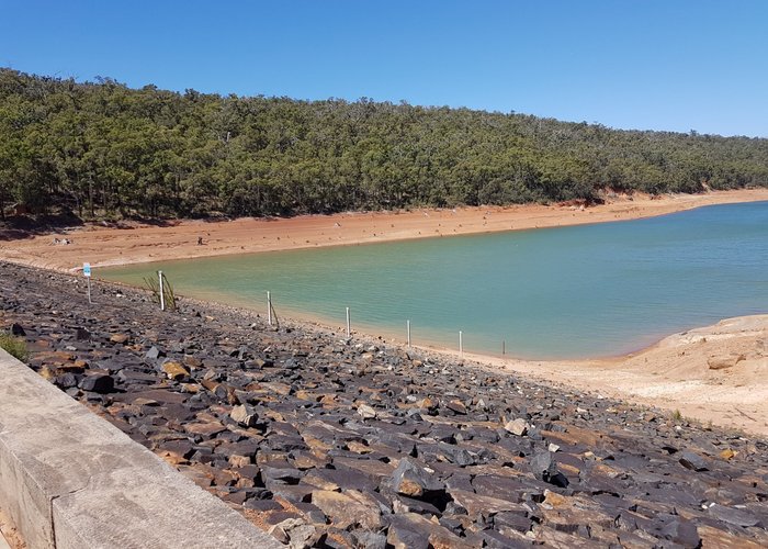 Lovely Dam - a little low at the end of Summer