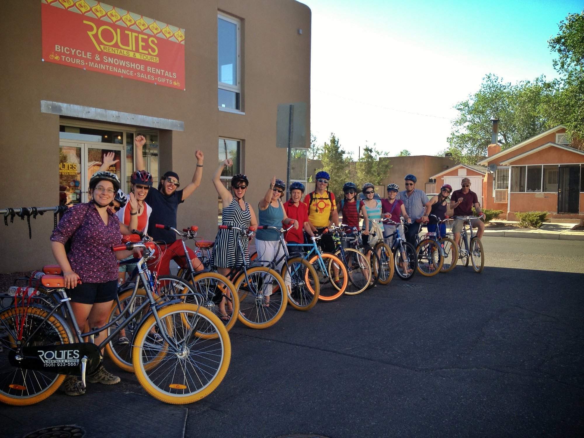 routes bicycle tours & rentals