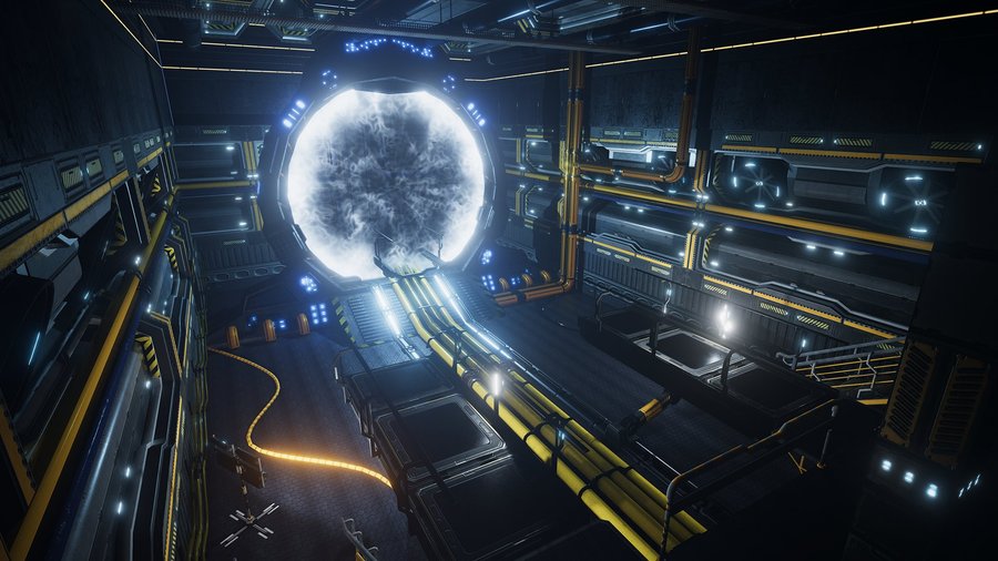 Das Fusion Gate ist der Anfangspunkt jeder Spielmission in der Fusion Arena.