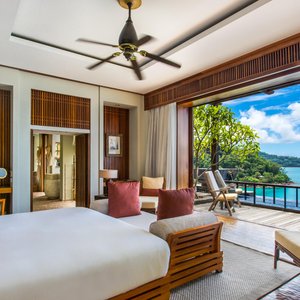 Anantara Maia Seychelles Villas in Mahe Island, image may contain: Outdoors, Resort, Sea, Water