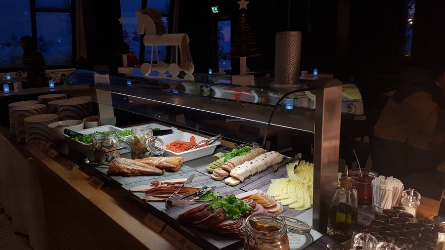Delicious buffet breakfast