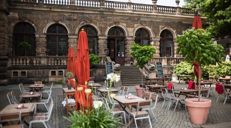Alte Meister Restaurantterrasse