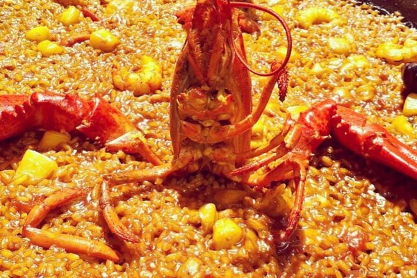 Lobster Fideuá - Picture of Gran Azul, Valencia - Tripadvisor