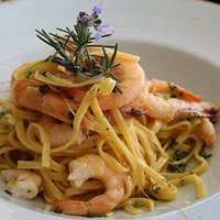 Linguine con Gamberi