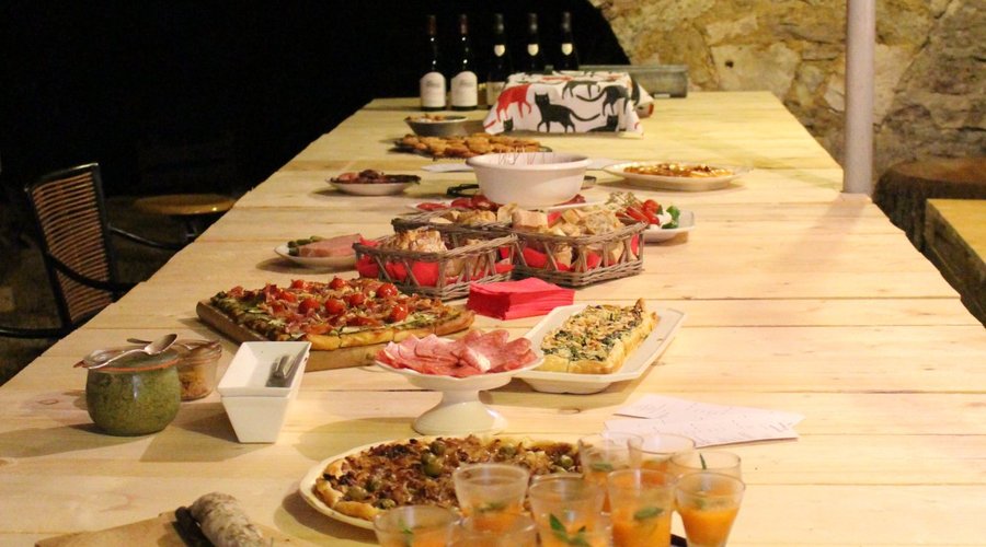 Dégustation dinatoire au caveau