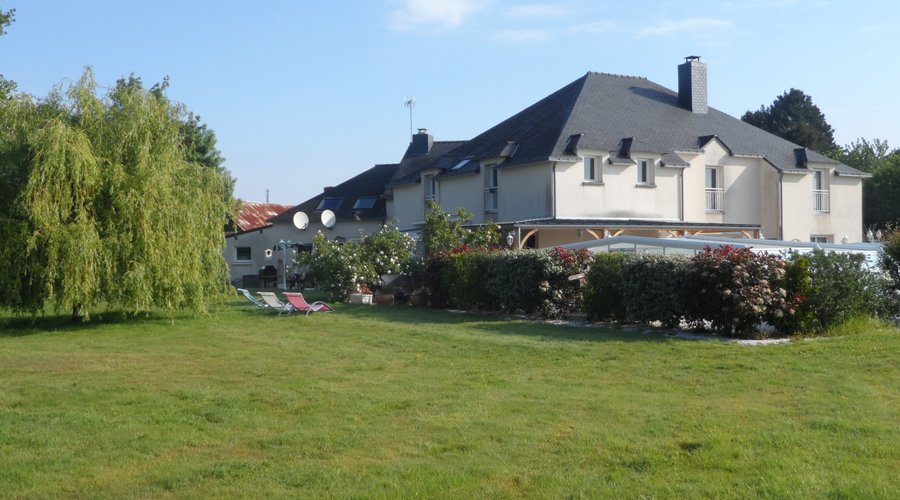 Maison d'hôtes avec vue sur le jardin