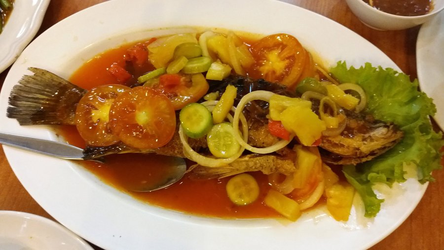 Sweet and sour fish.