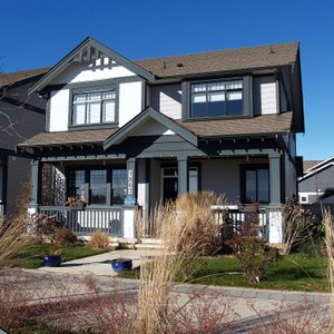 The exterior looks like all the others on the street