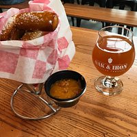 Beer and pretzels