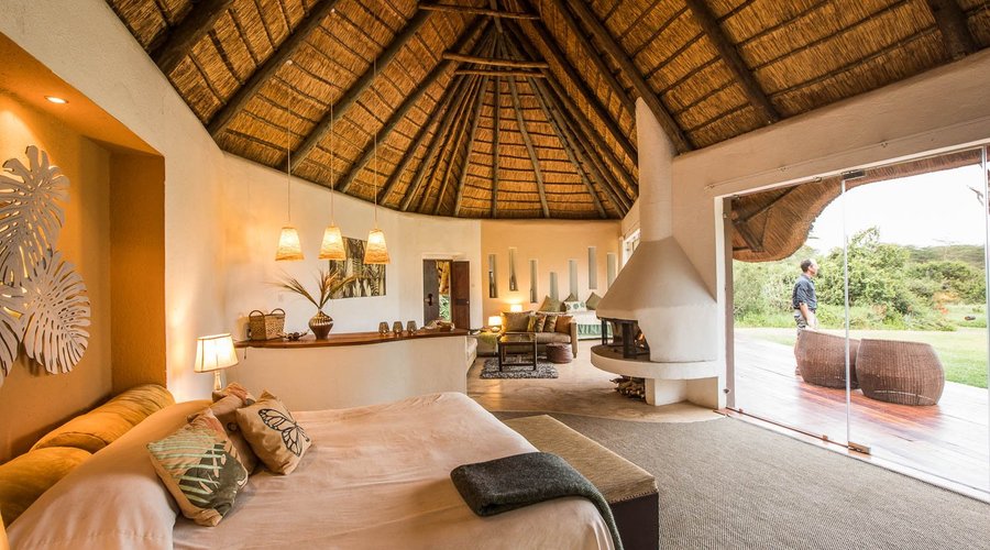 One of the bedrooms at Solio