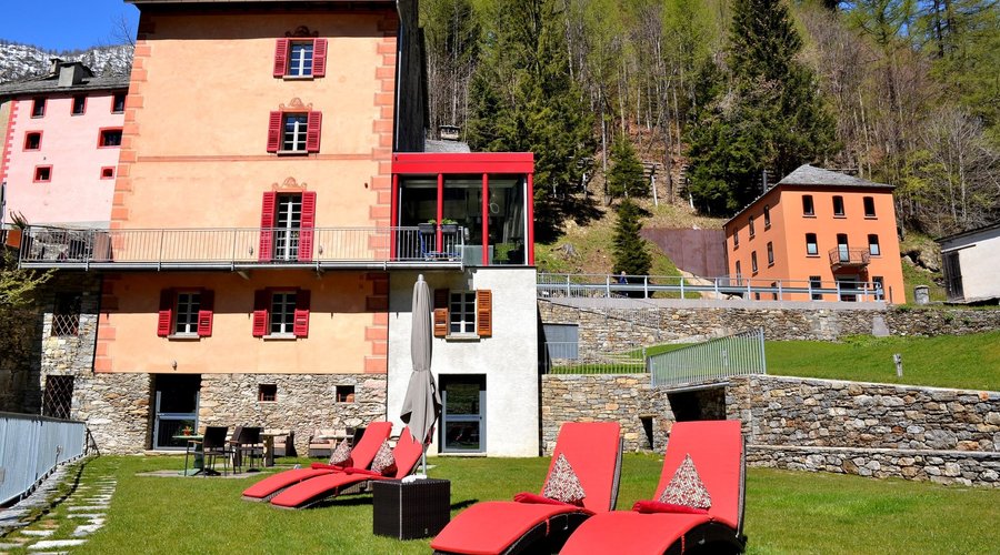 Im Garten des Unique Hotel Fusio