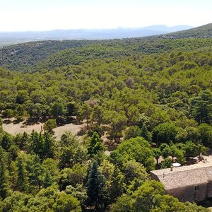 vue du ciel à l'ouest