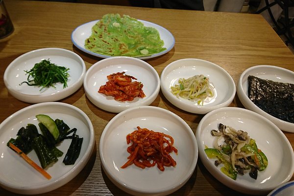 BBQ grill at our table, Amiso Korean Restaurant, Myeongdong District,  Jung-gu, Seoul. - Picture of Amiso, Seoul - Tripadvisor