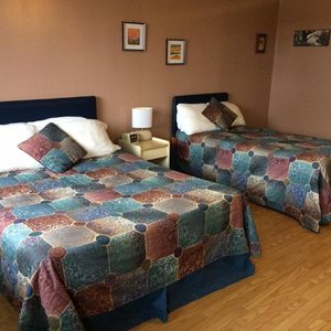 double bed and a single bed