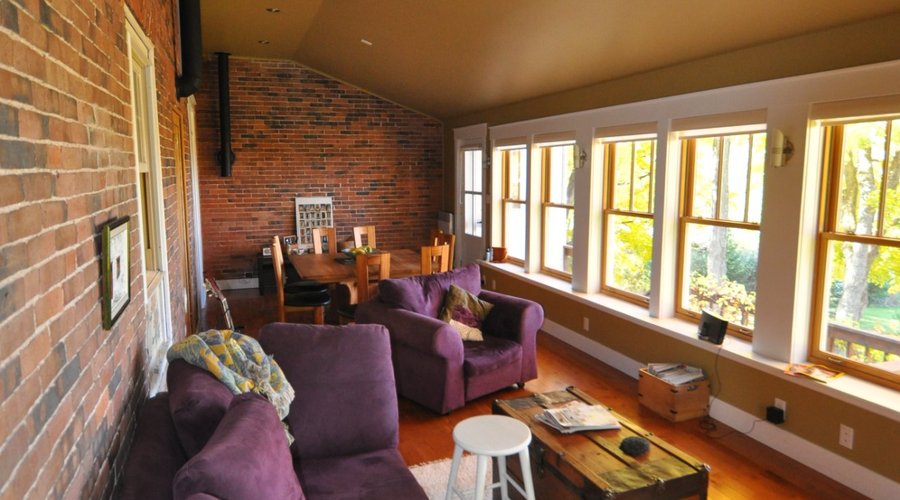 Seating Area with views to the west over the garden