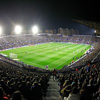 Estadio Ciutat de València un día de partido