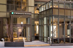 Embassy Suites by Hilton New York Manhattan Times Square in New York City, image may contain: Office Building, City, Urban, Door