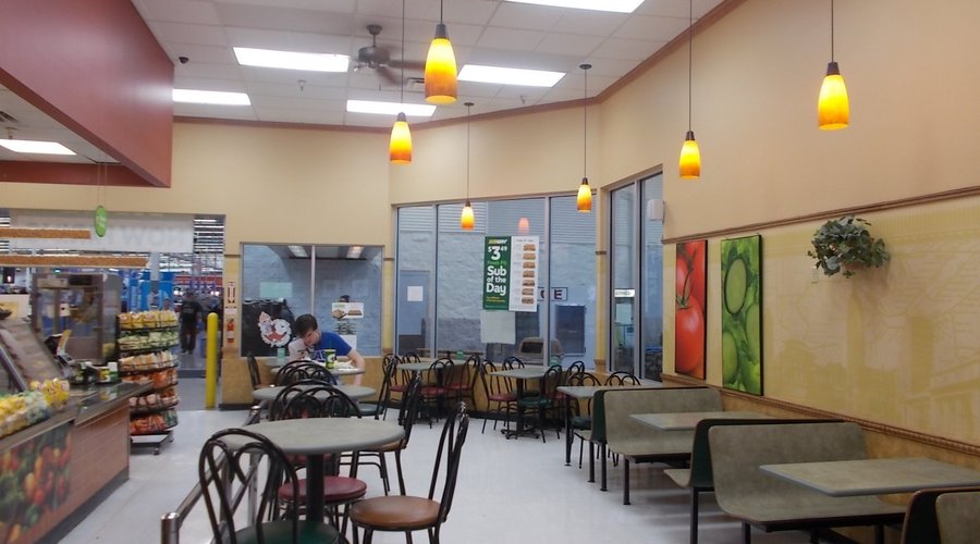 Subway, located inside the Walmart Supercenter, off HWY 87 / HWY 260, Payson, AZ.