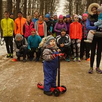 Перед стартом все собираются на общую фотографию