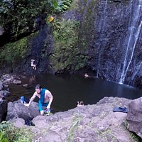Wailua falls pool