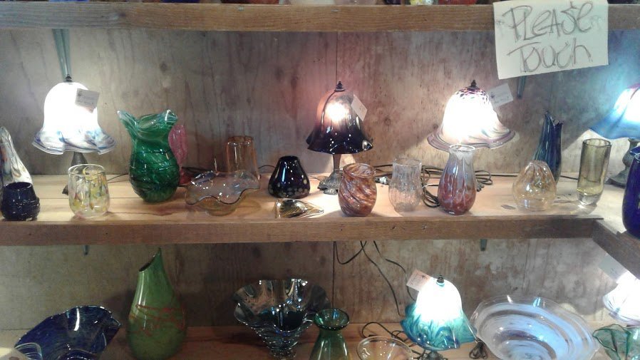 Sweetest little Glass Lamps