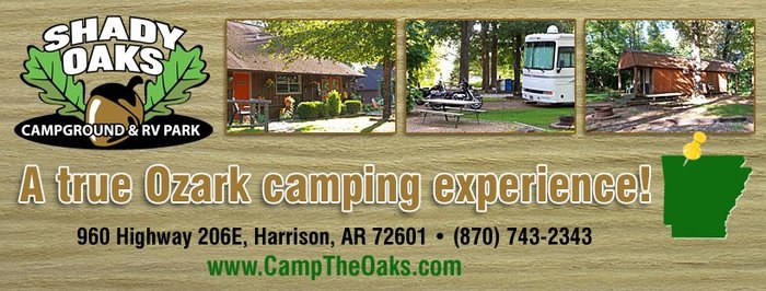 SHADY OAKS CAMPGROUND, RVS AND CABINS - Reviews (Harrison, AR)