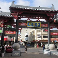 Steps from this Chinatown Arch is where the church is located