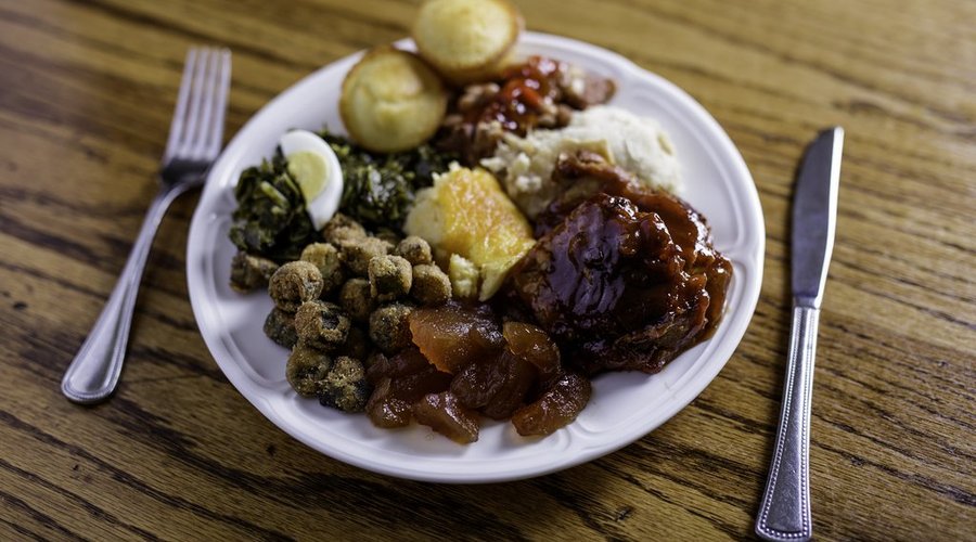 Help yourself. We'll refill the dishes on the table, you refill your plate.