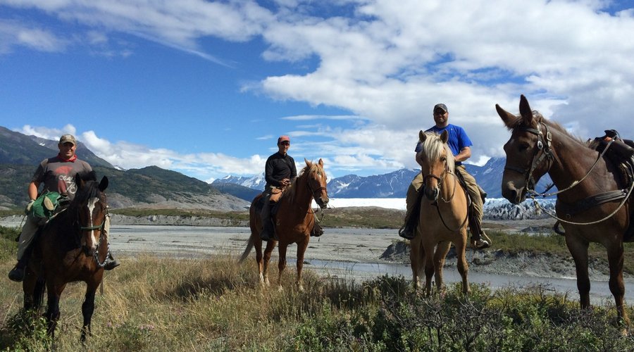 A trip to the glacier.