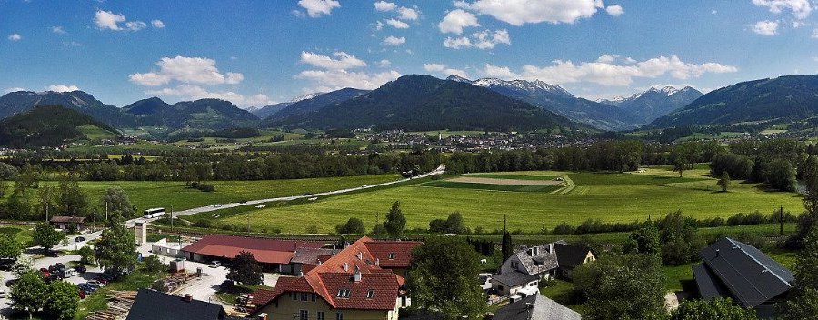 Blick von Schloss Trautenfells, Stainach-Pürgg