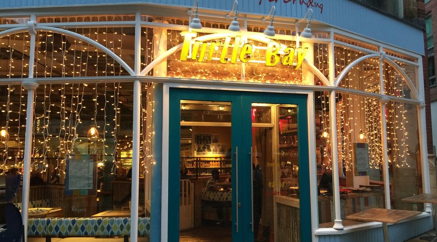 The entrance to Birmingham's Caribbean social  