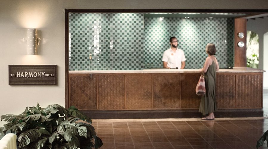 The Harmony reception desk 