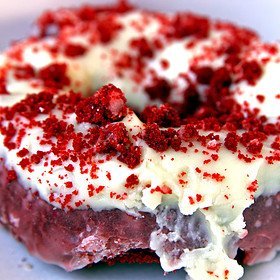 Red velvet donut