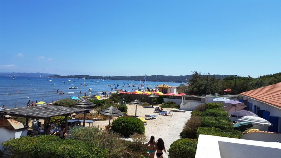 Vue de la terrasse du Duplex