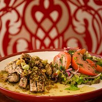 Chicken breast strips - Lebanese style.