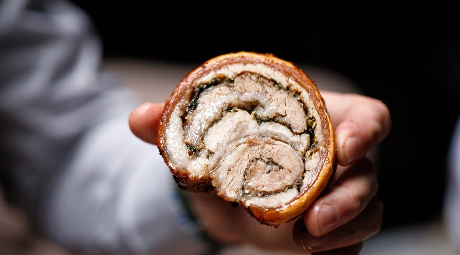 Porchetta - pork roast 