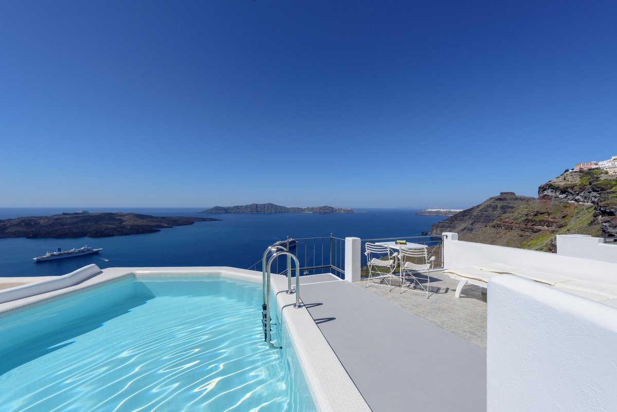 HOTEL VILLA RENOS (AU$260): 2022 Prices & Reviews (Fira, Greece ...