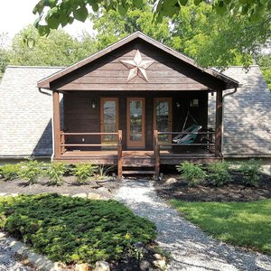 Outside patio and entrance of Tranquility Suite