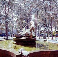 La fontana ghiacciata