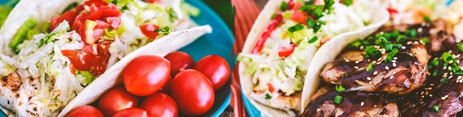 Fish Taco with Sriracha Sauce | Mixed Plate