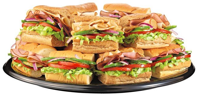 Subway sandwich trays discount